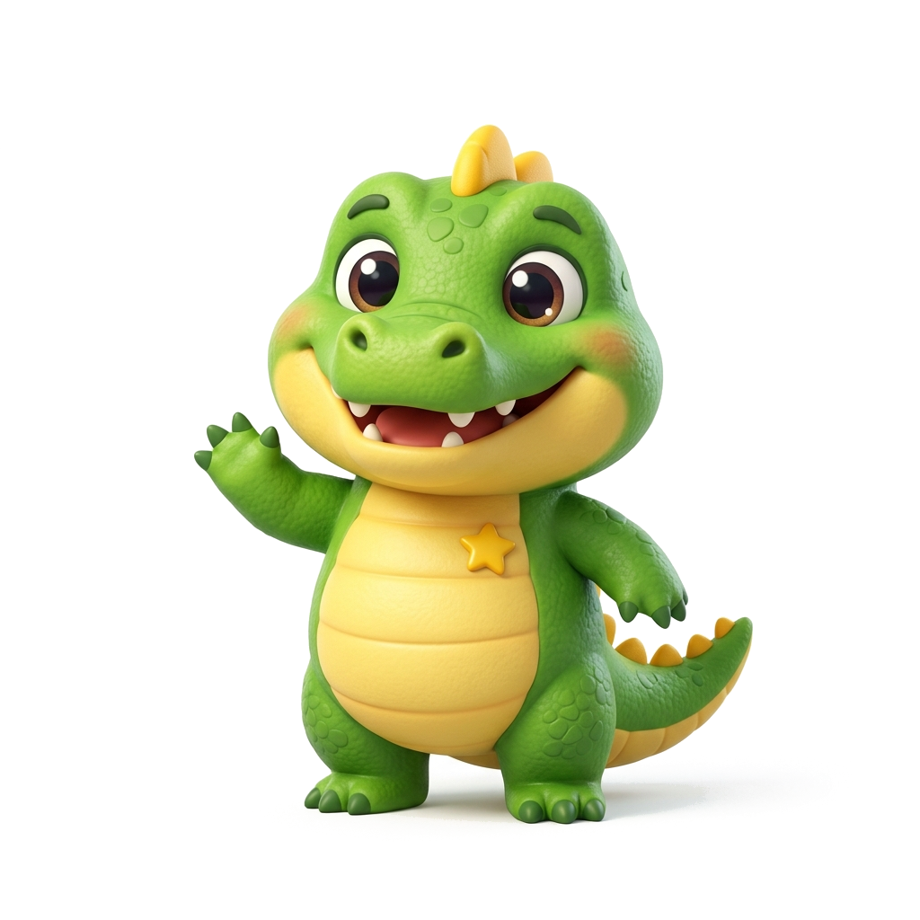 Cute Crocodile Mascot